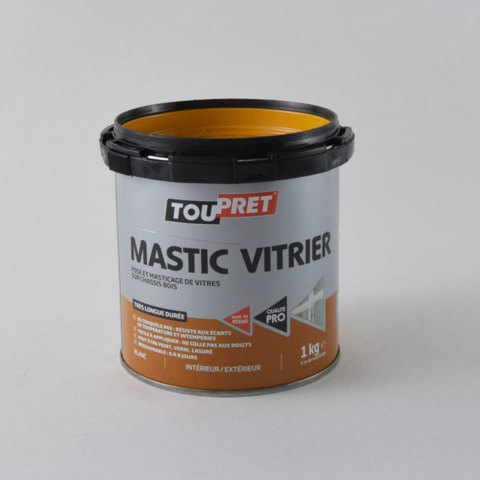 Mastic et silicone Mastic vitrier Touprêt 1 kg